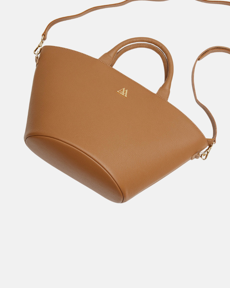 Carlota Leather Straw Bag