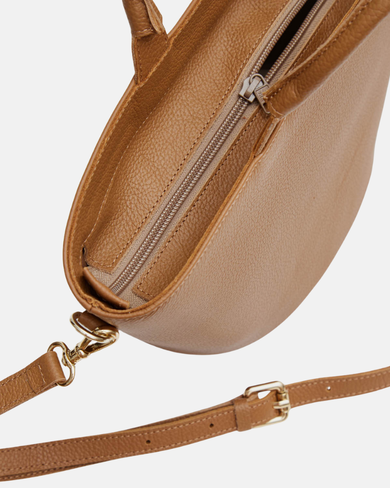 Carlota Leather Straw Bag