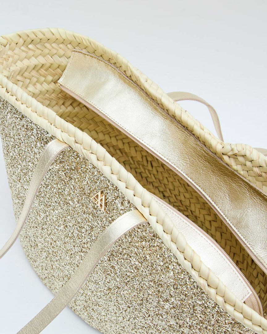 Carmen Capazo Small Platinum Glitter