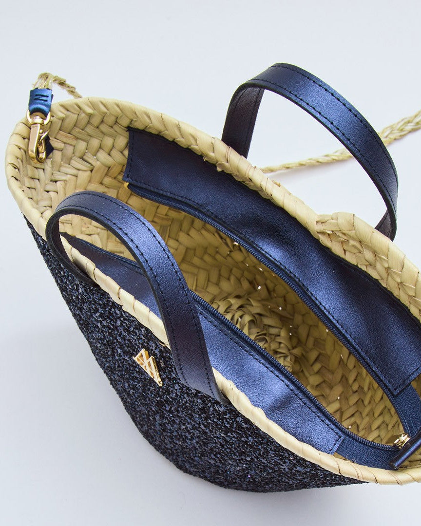 Carmina Capazo Mini Glitter Navy