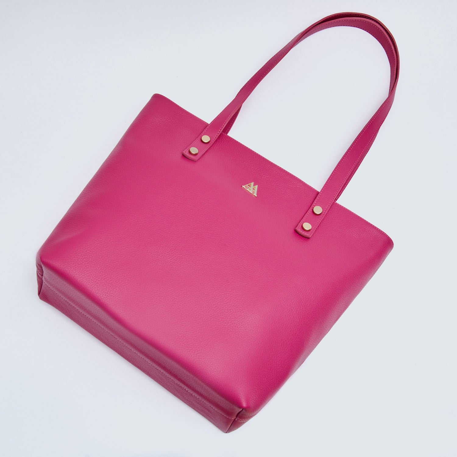 Sofía Bolso Shopper Piel Fucsia