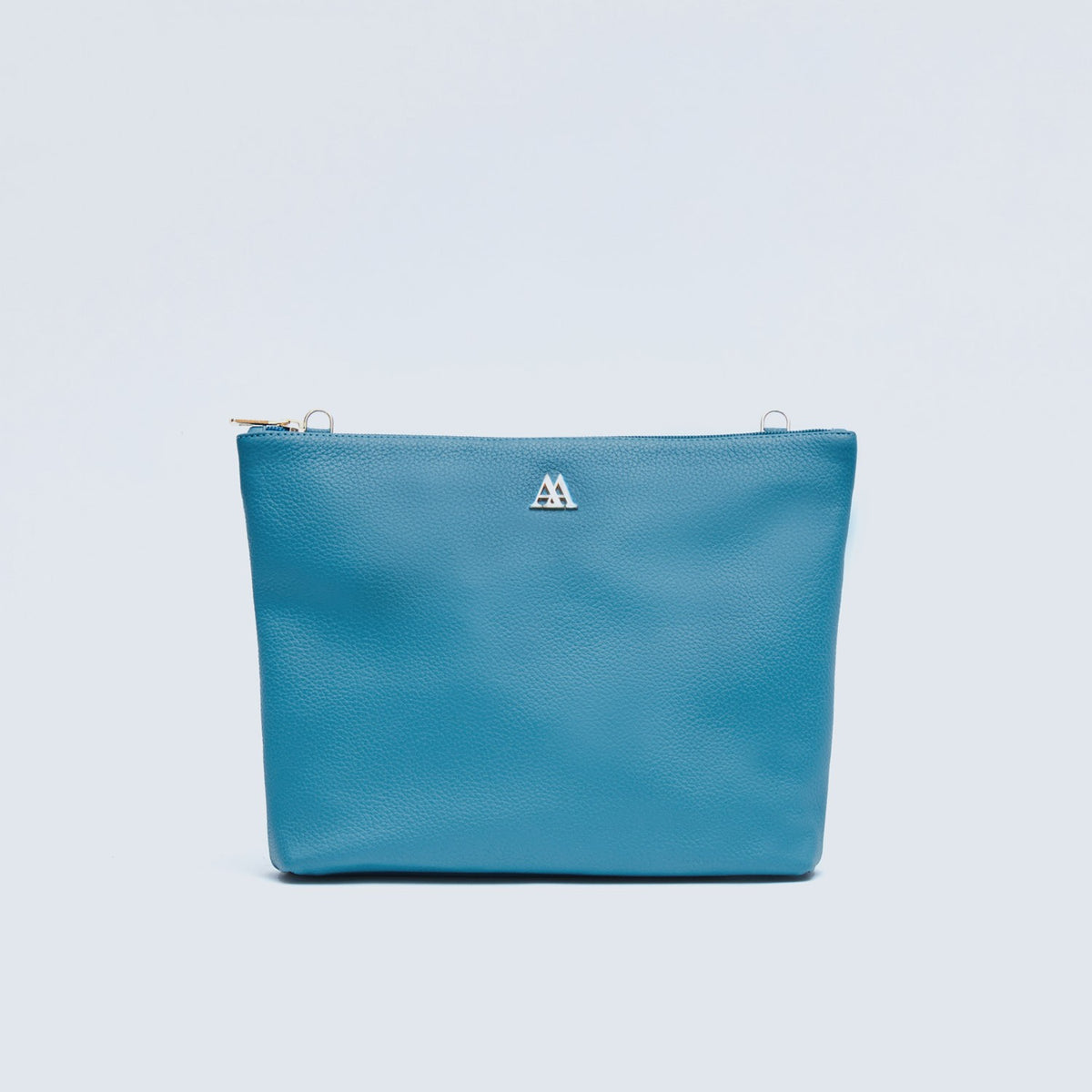 Manola Bolso Clutch Piel Turquesa