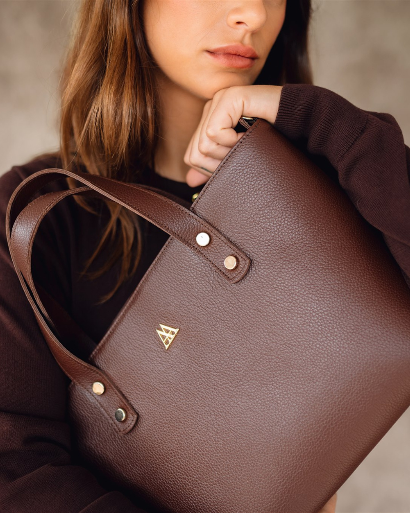 Antonia Bolso Shopper Piel Marrón