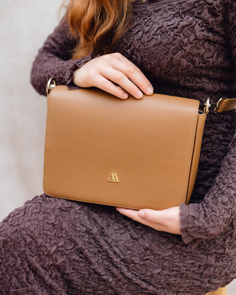 María Bolso Solapa Mini Piel Cuero