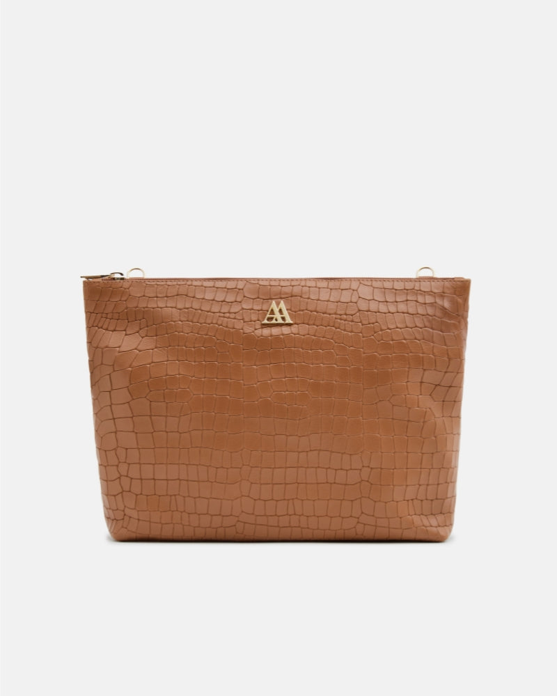Manola Leather Clutch Bag