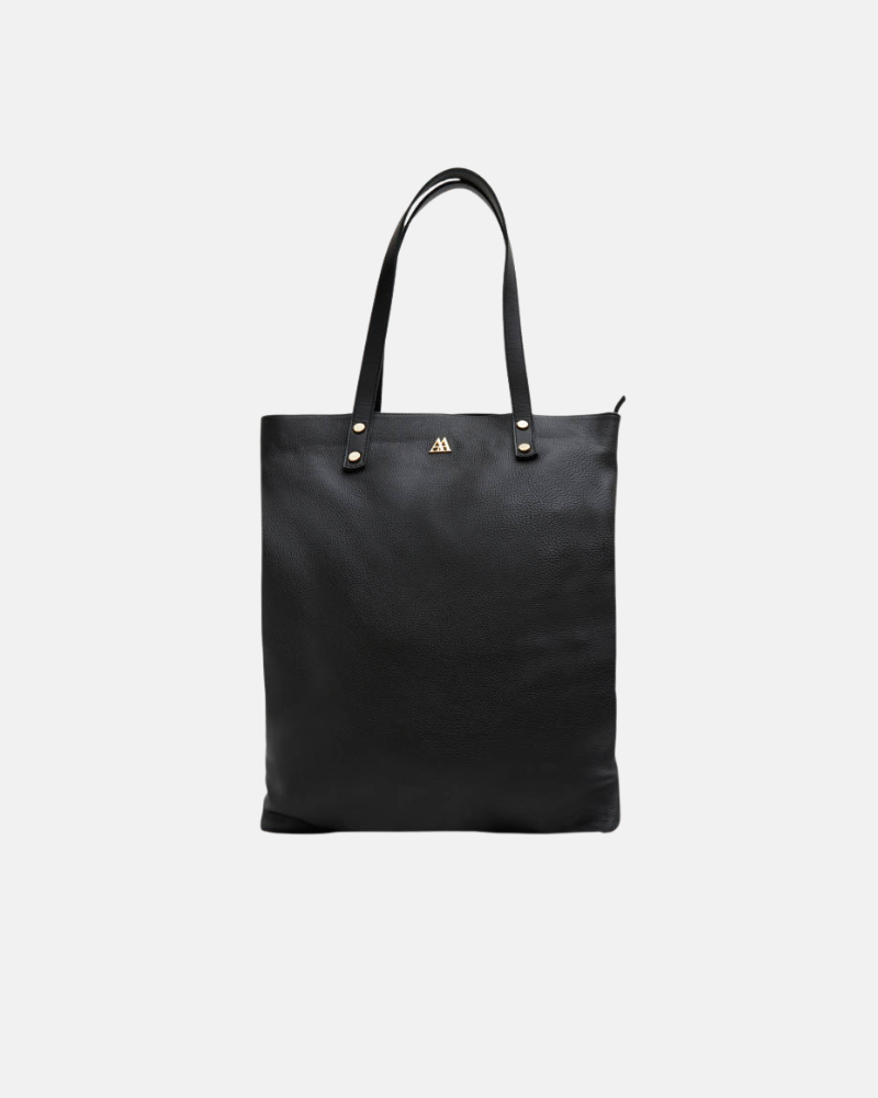 Bolso Tote Piel Negro Bolso Tote Bolso Negro Piel Tachuelas Bolso