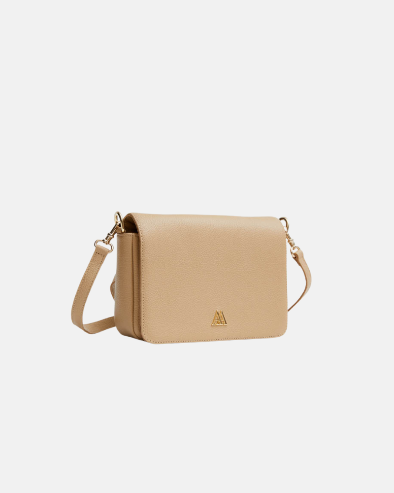 Maria Solapa Mini Leather Beige