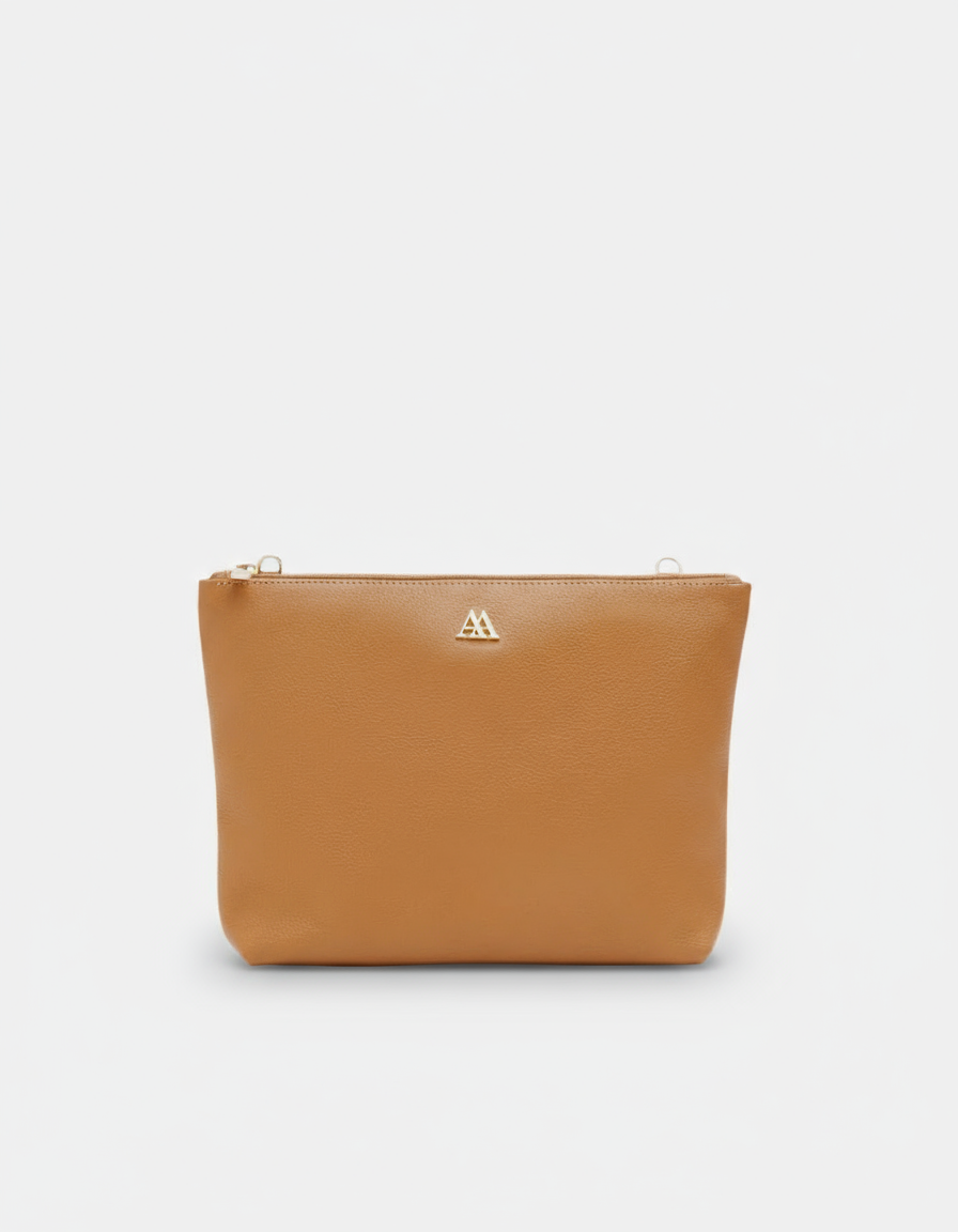 Manola Leather Clutch Bag