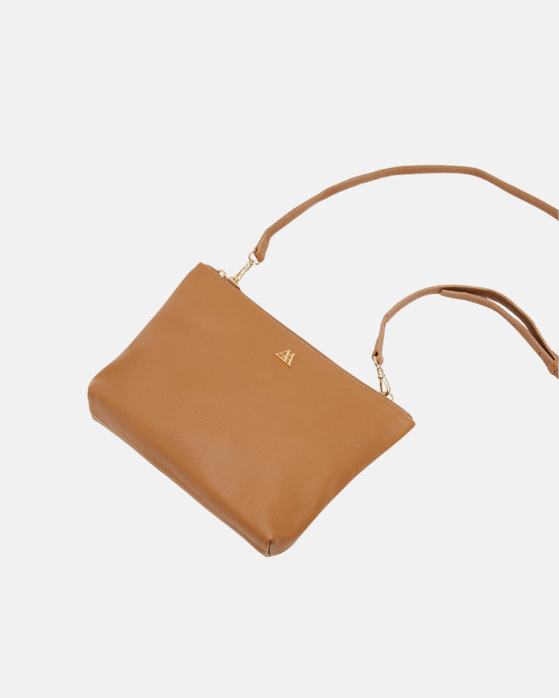 Manola Leather Clutch Bag