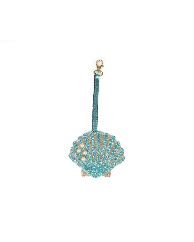 Turquoise Seashell Charm by Cris Mata