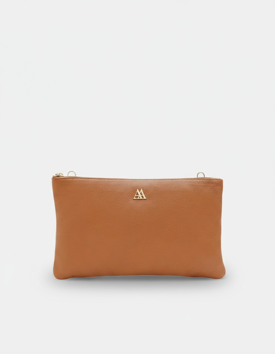 Catalina Leather Clutch Bag