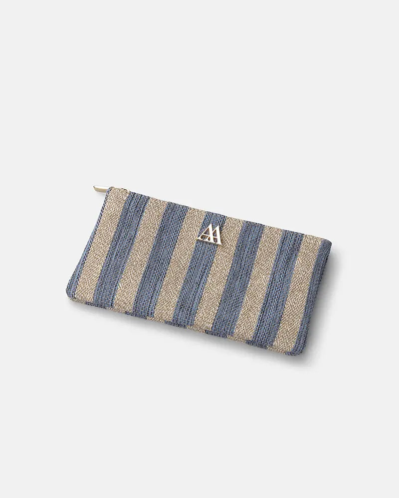 Maya Wallet Taupe Leather