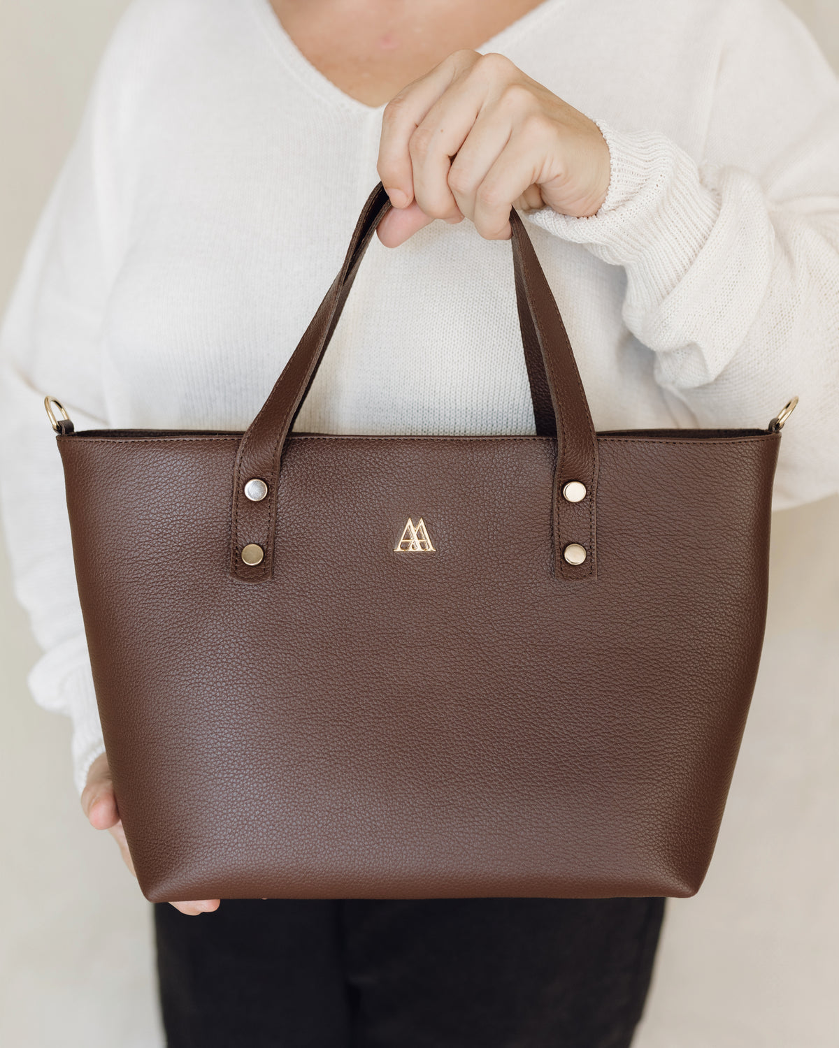 Antonia Bolso Shopper Piel Marrón
