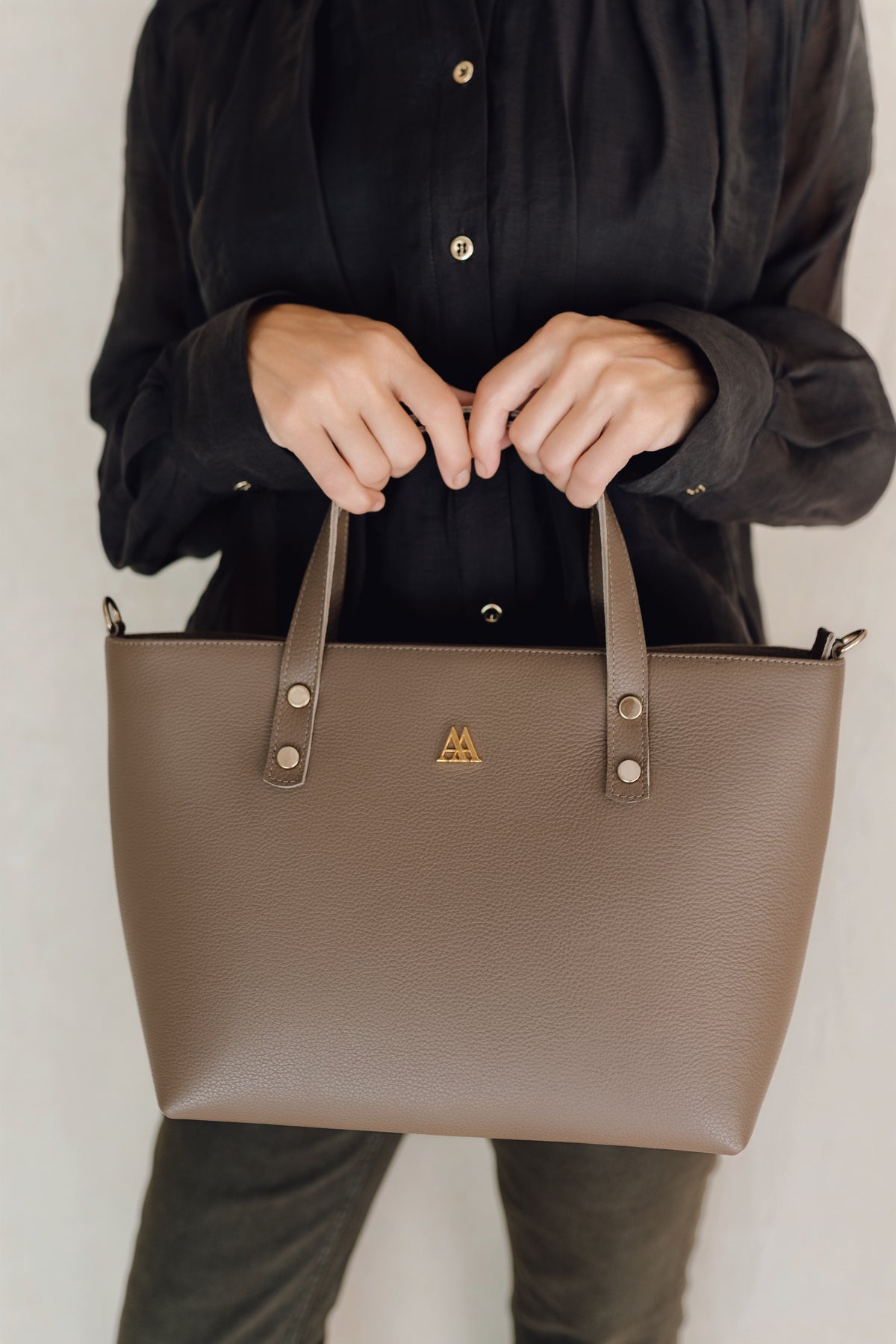 Antonia Bolso Shopper Piel Taupe