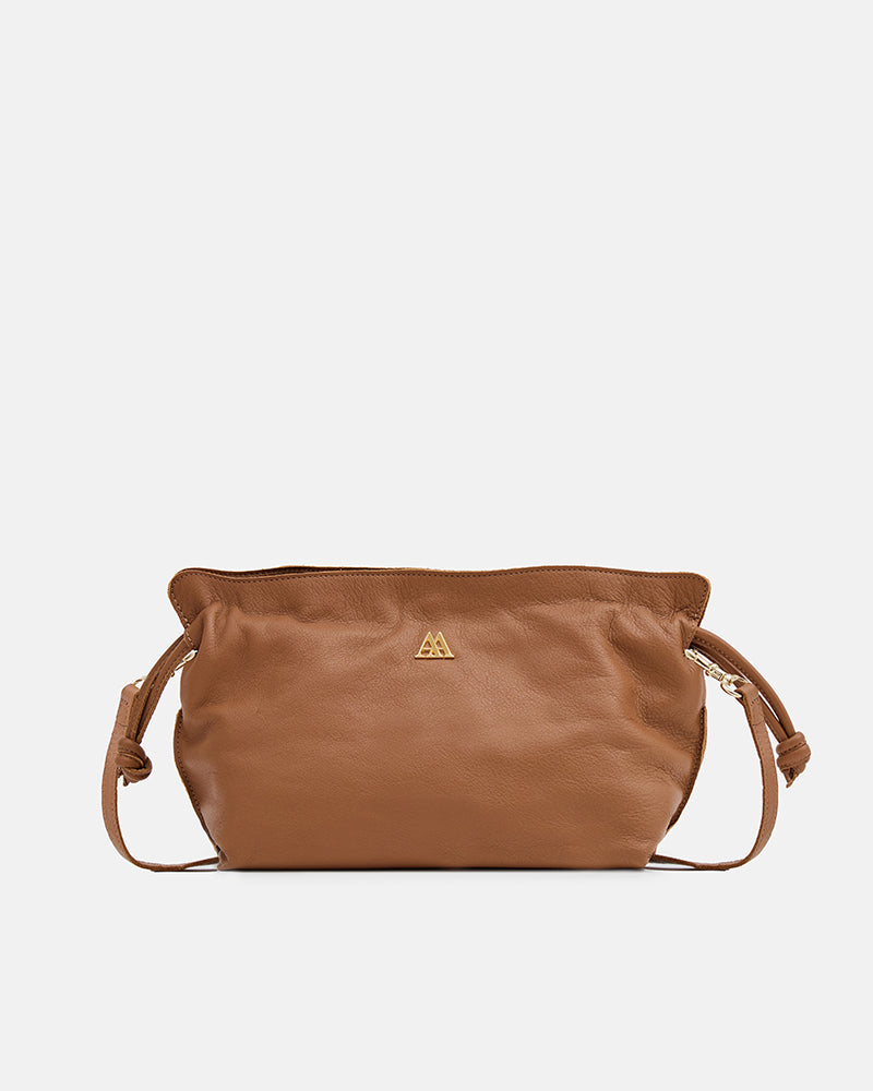 Fiona Bolso Fruncido Piel Cuero