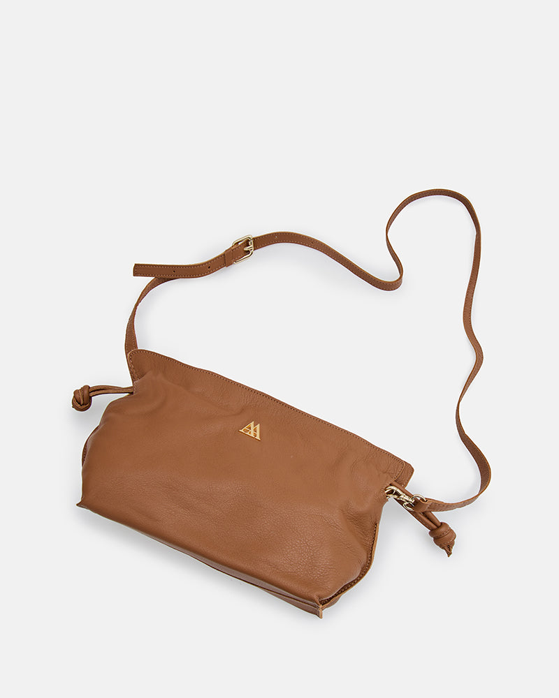 Fiona Leather Gathered Bag
