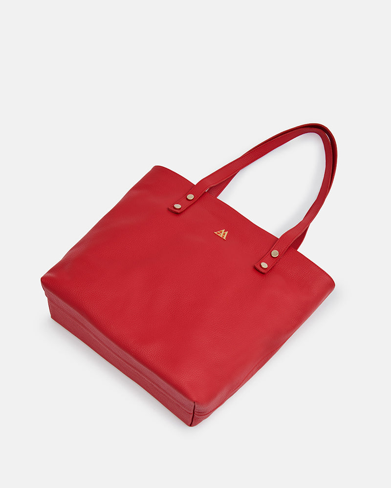 Sofia Bolso Shopper Piel Rojo