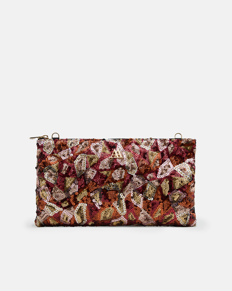 Catalina Leather Clutch Bag