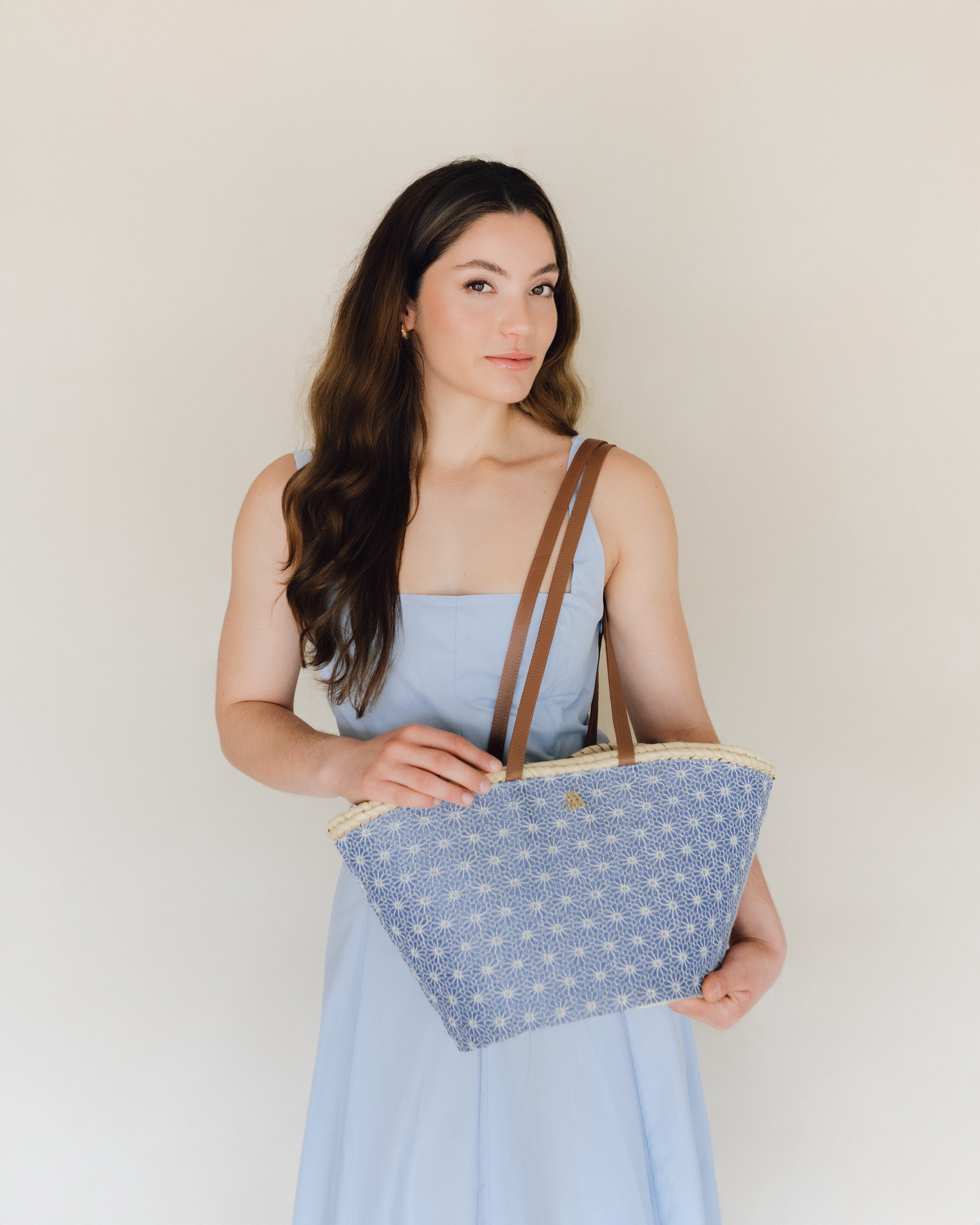 Carmen Flores Lurex Azul
