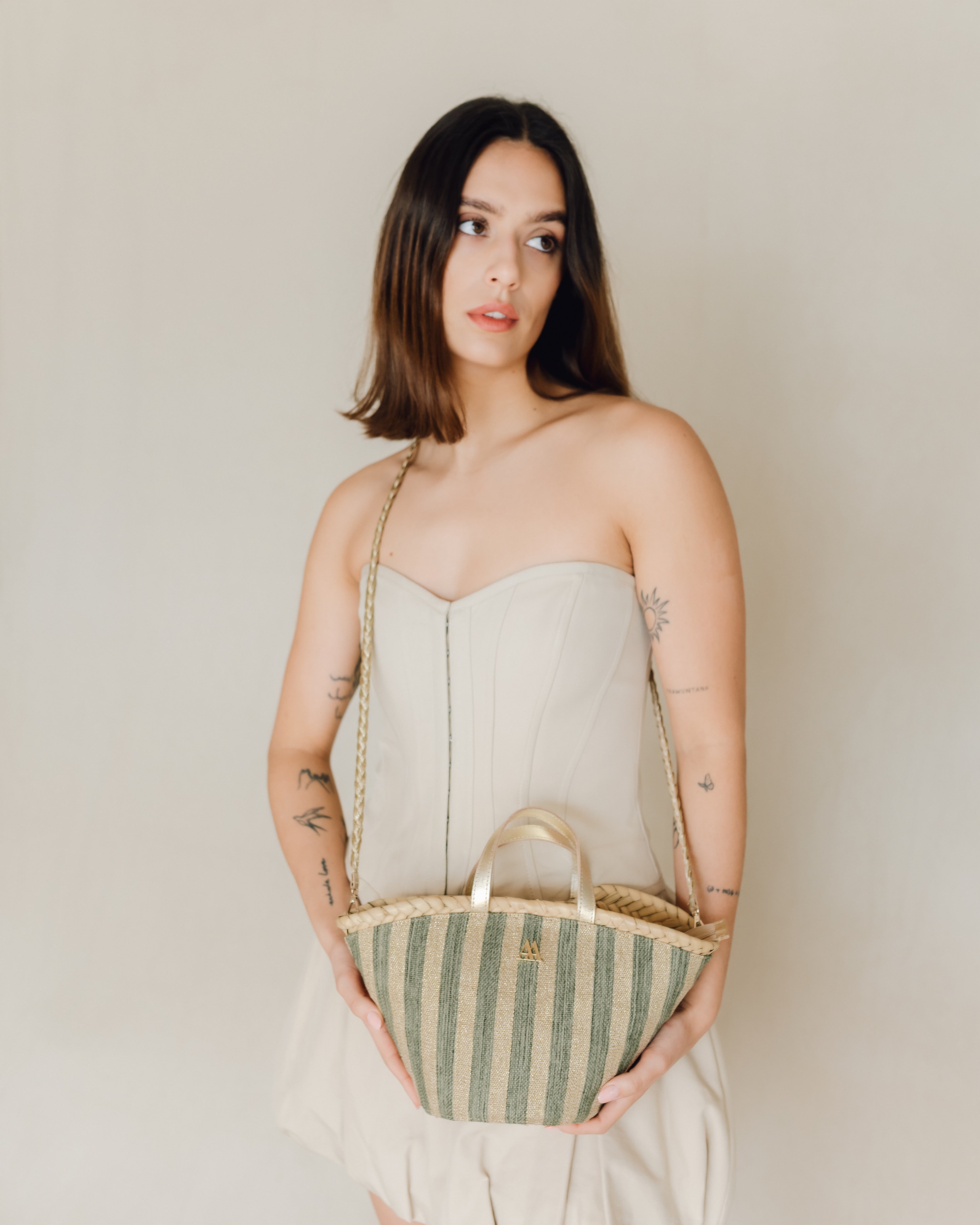 Carmina Rayas Lurex Verde