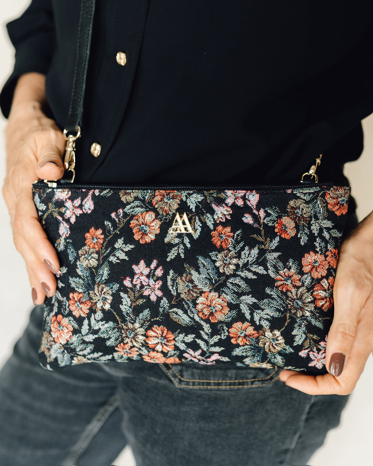 Catalina Floral Negro