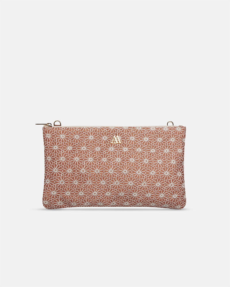 Catalina Flores Lurex Marron