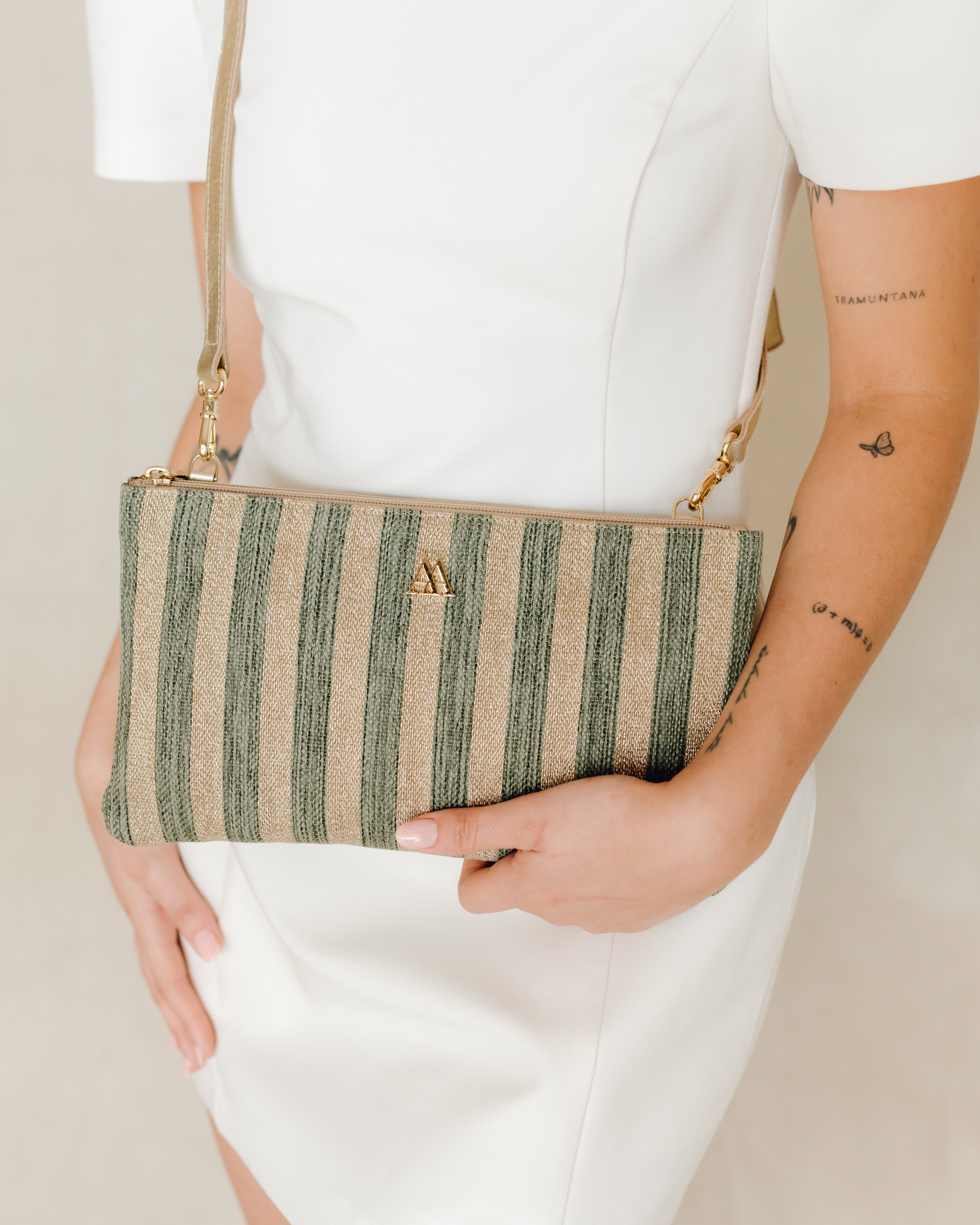 Catalina Rayas Lurex Verde