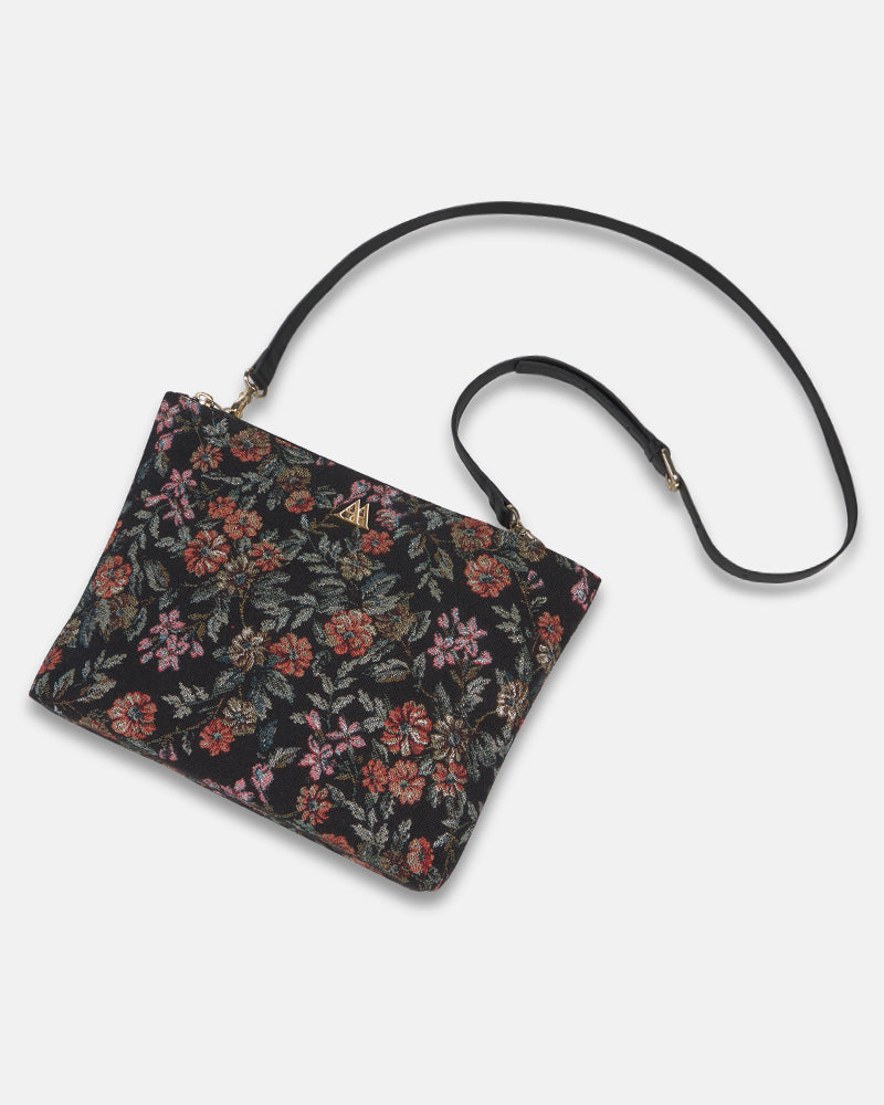 Manola Floral Negro
