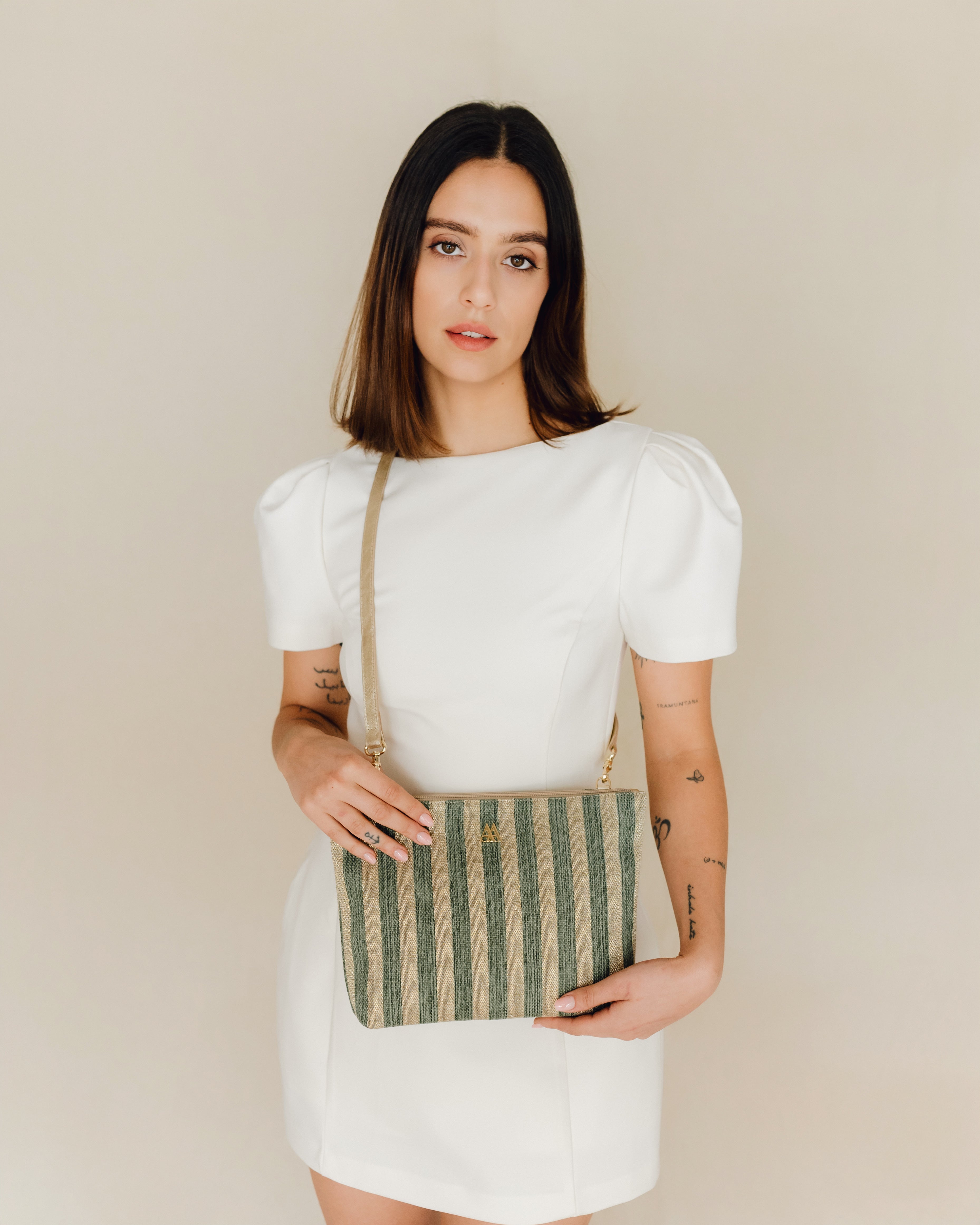 Manola Rayas Lurex Verde