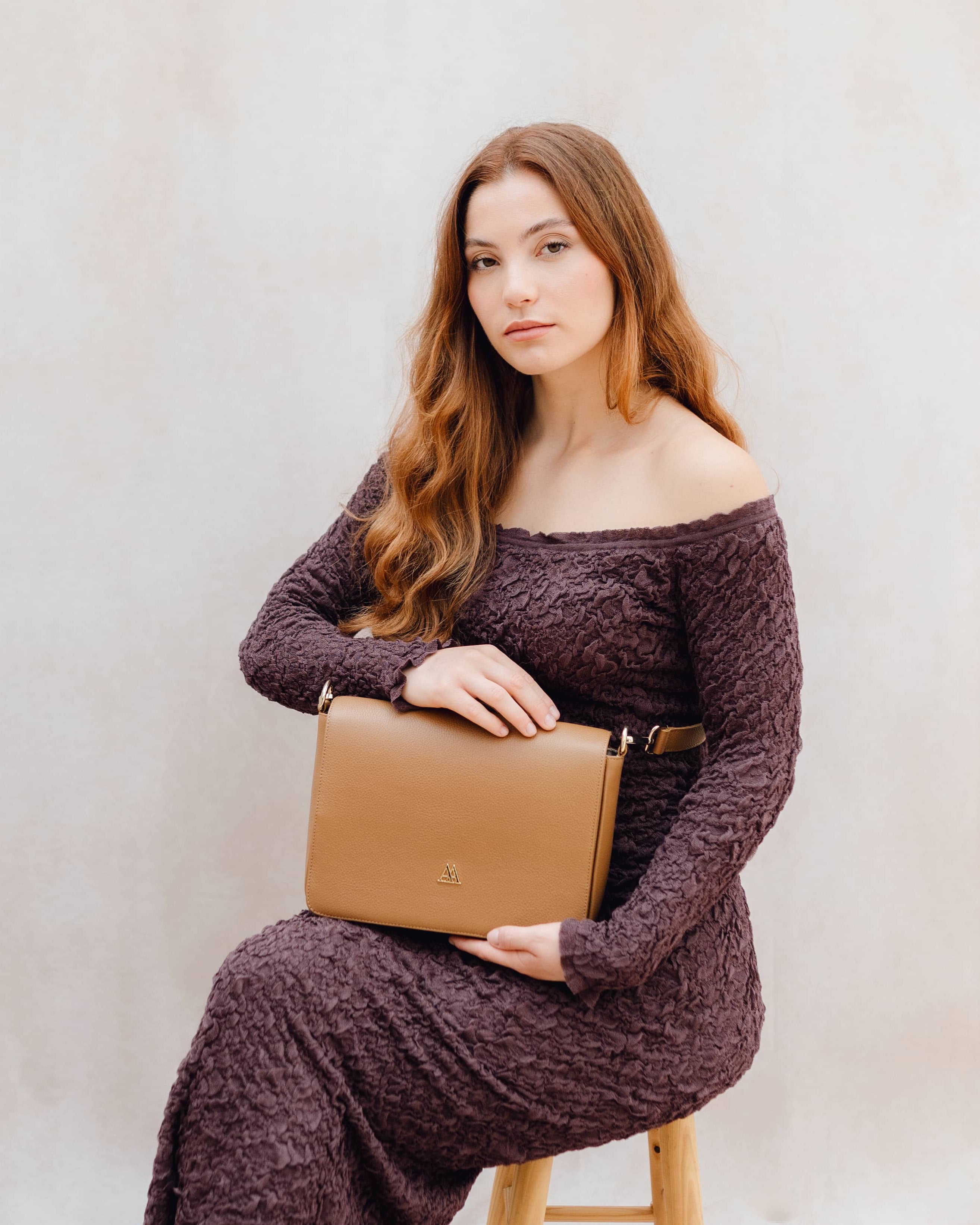 Maria Mini Leather Flap Bag