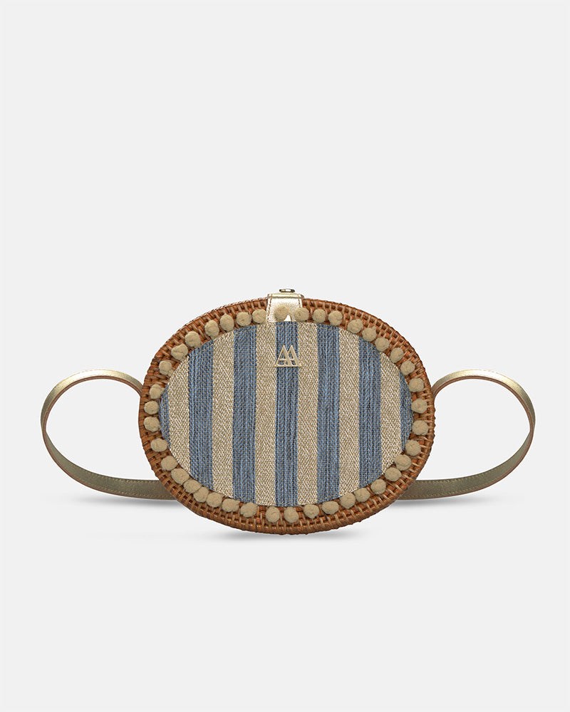 Rosario Rayas Lurex Azul