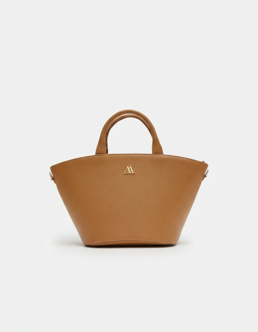 Carlota Leather Straw Bag