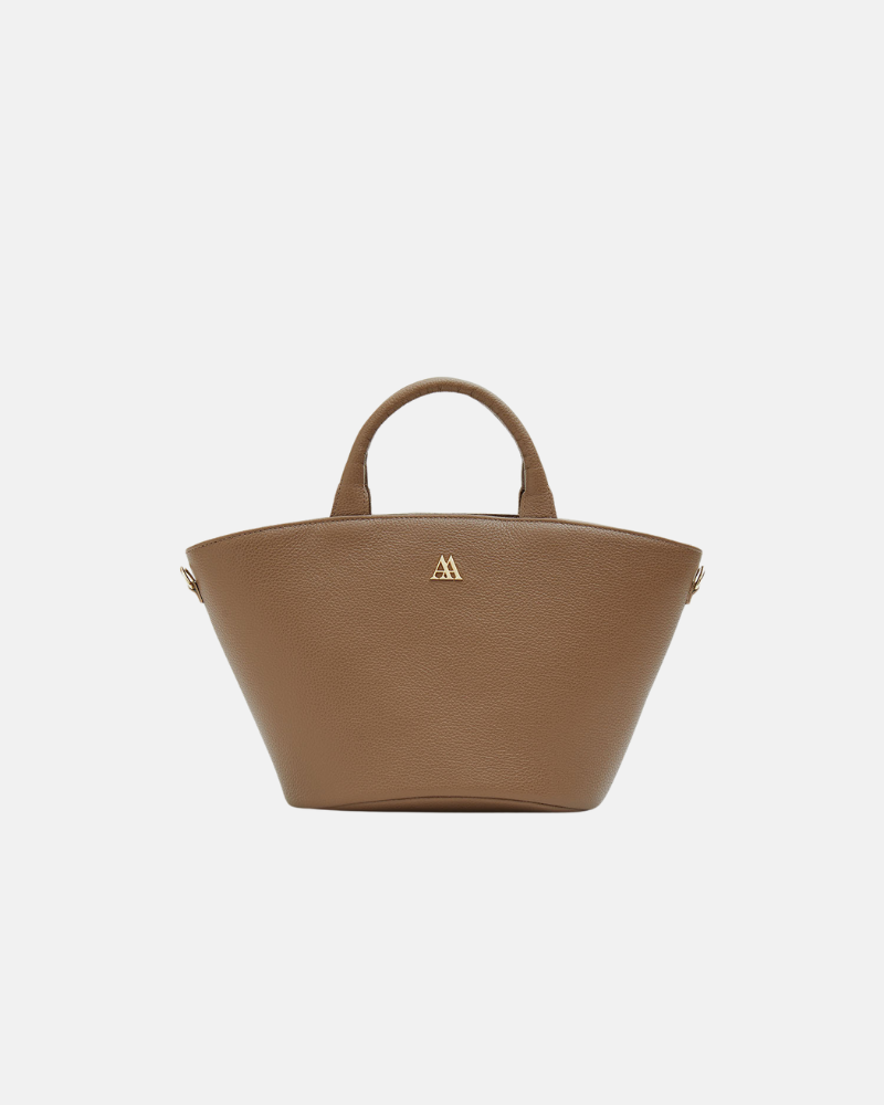 Carlota Bolso Capazo Piel Taupe