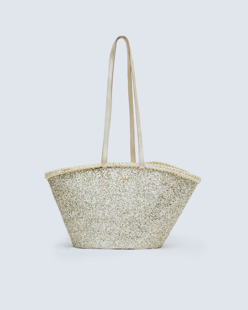 Carmen Capazo Small Platinum Glitter