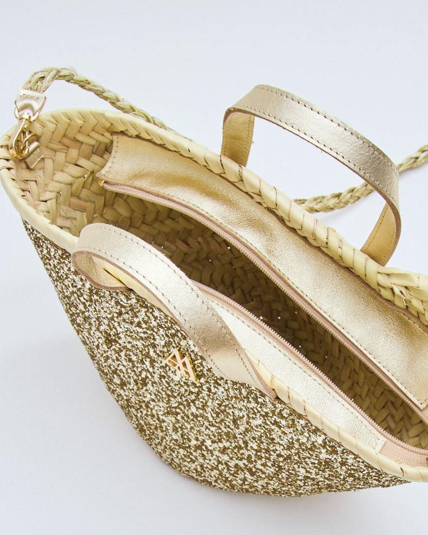 Carmina Capazo Mini Platinum Glitter