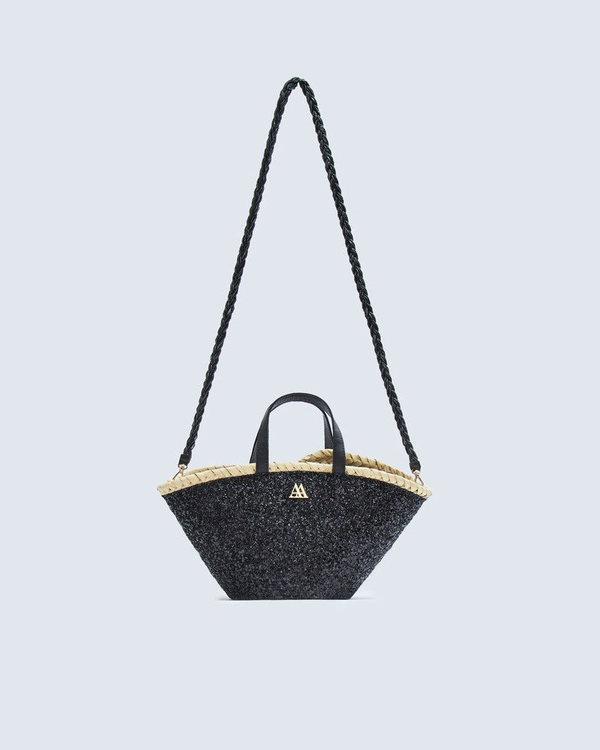 Carmina Capazo Mini Glitter Black