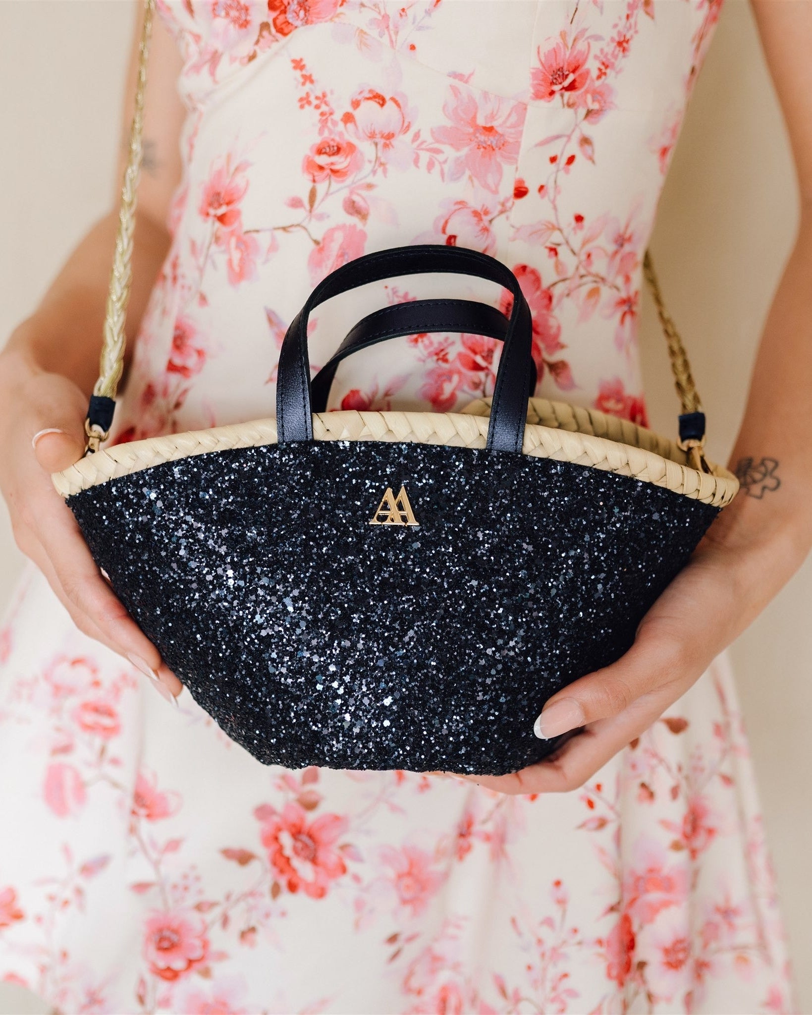 Carmina Capazo Mini Glitter Navy