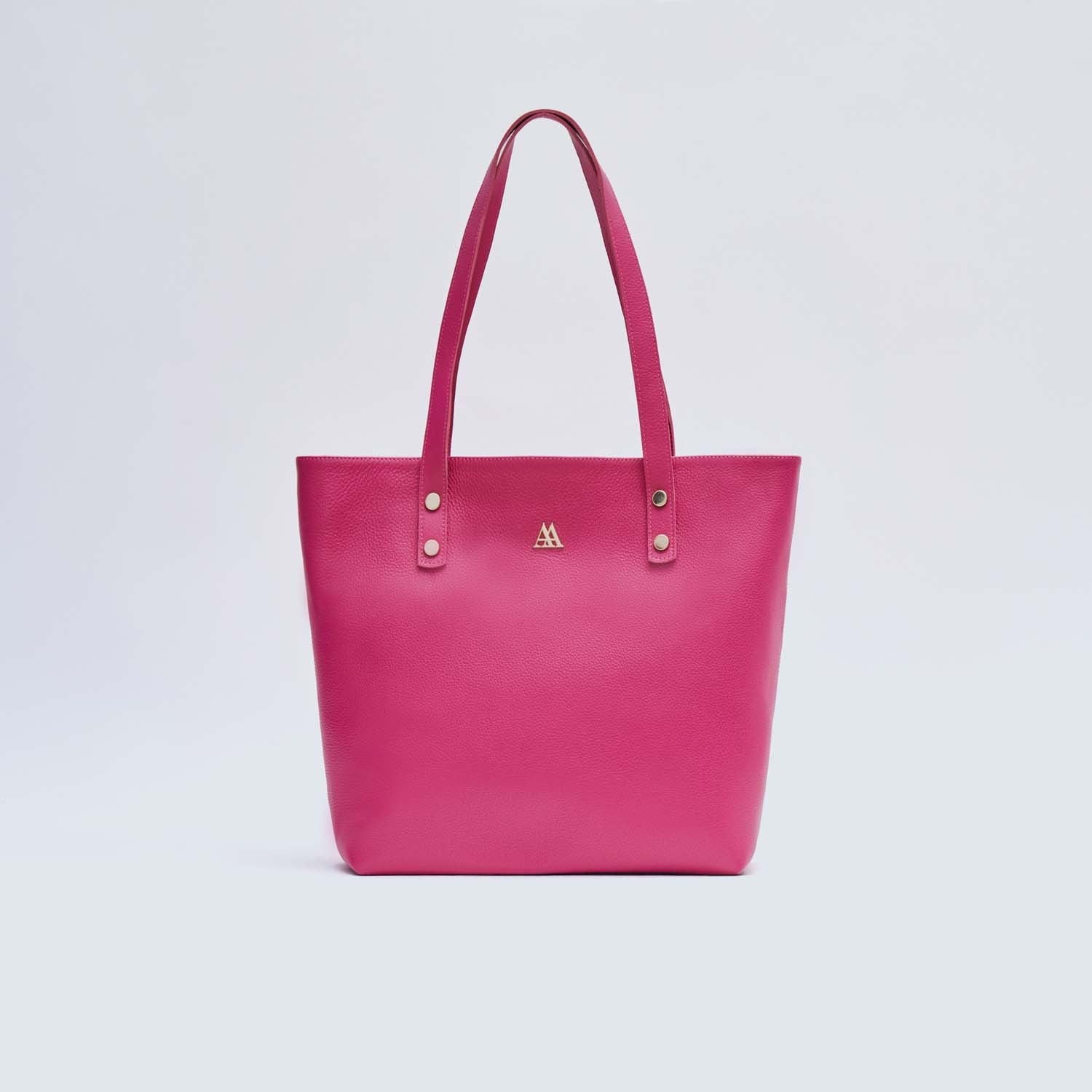 Sofía Bolso Shopper Piel Fucsia