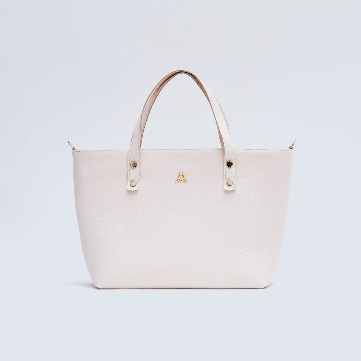 Antonia Bolso Shopper Piel Blanco Nude