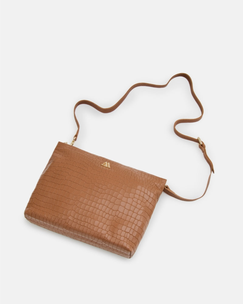 Manola Leather Clutch Bag