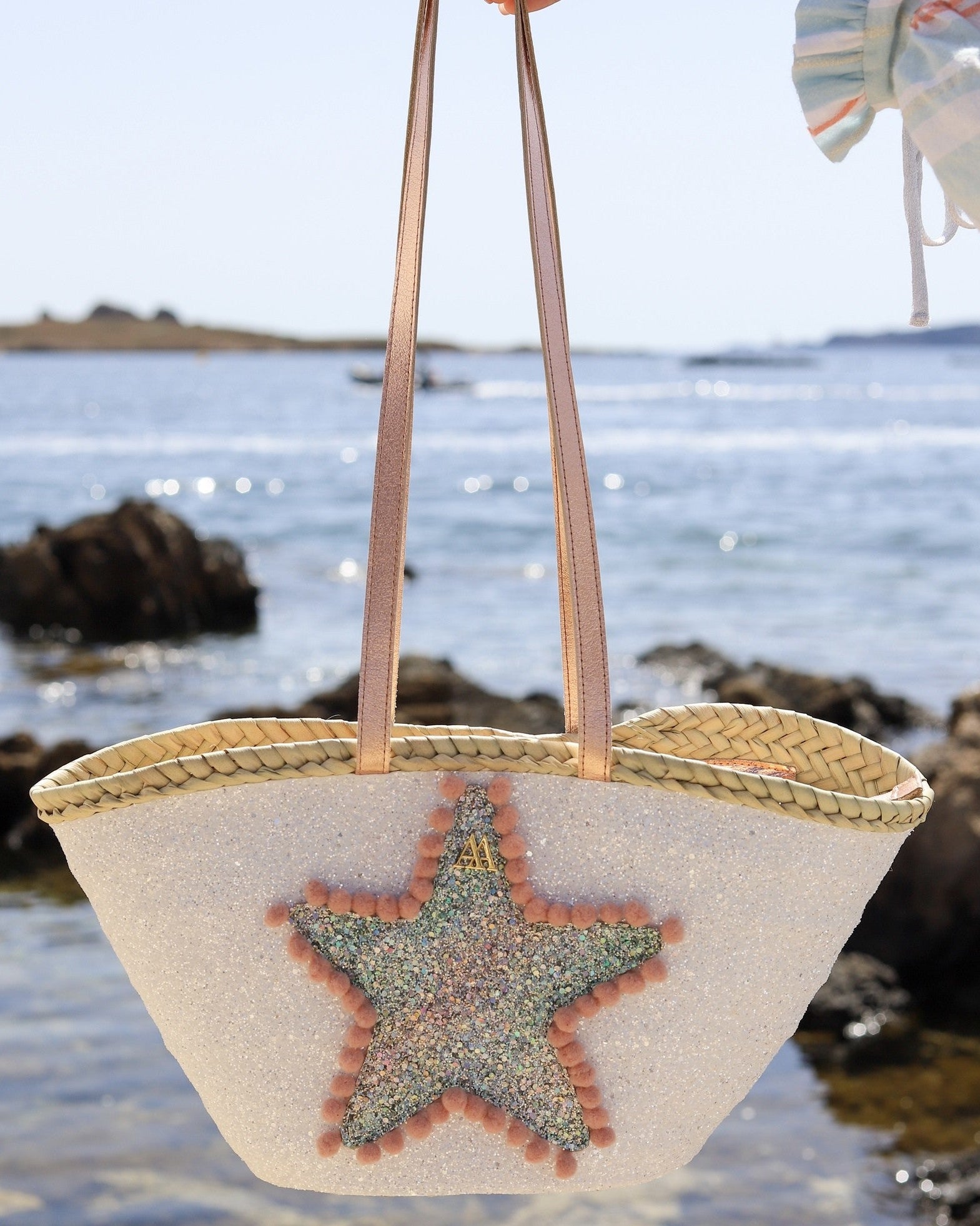 Small Starfish Beach Bag by Cris Mata