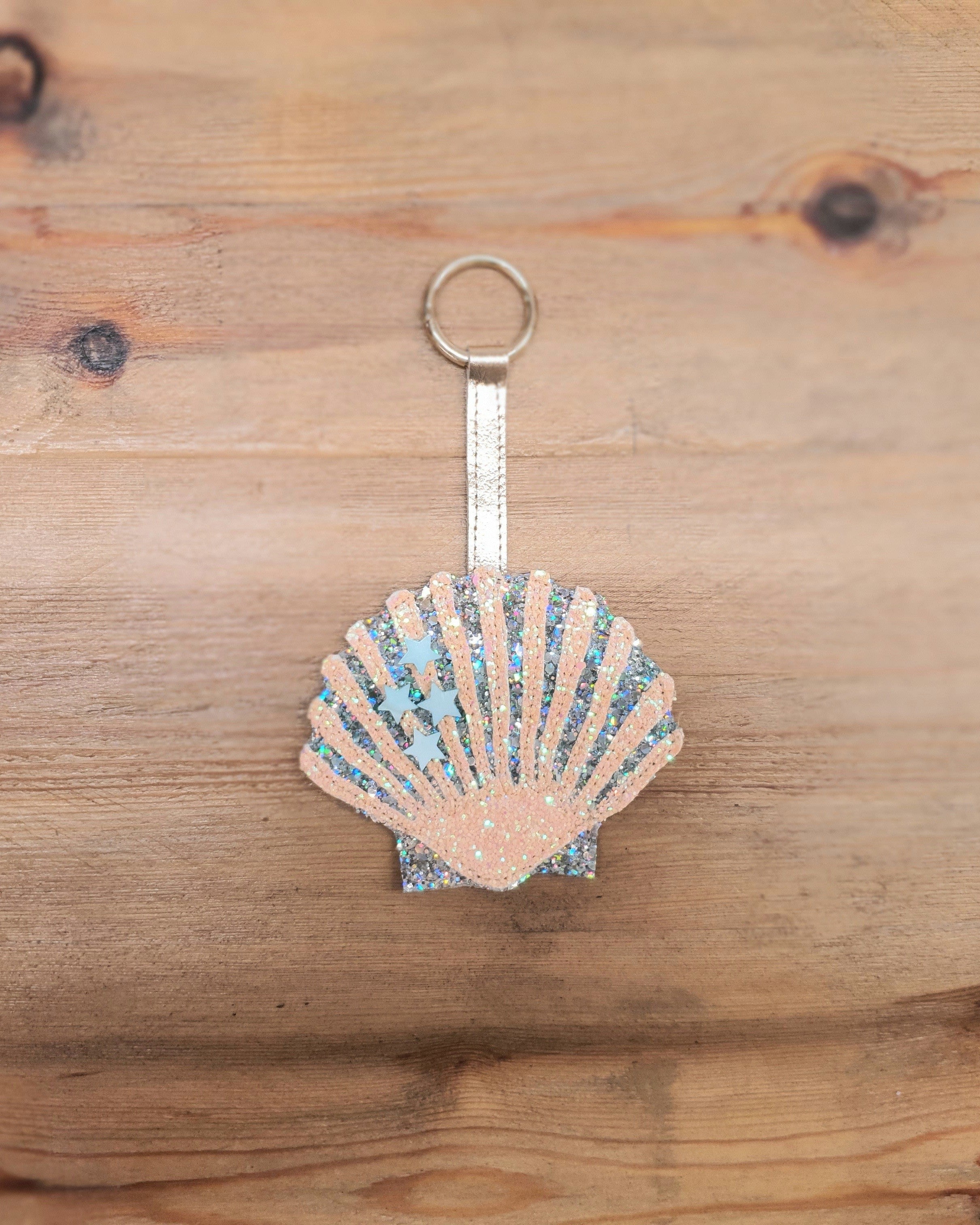 Pink Seashell Charm by Cris Mata