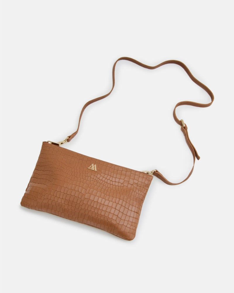 Catalina Leather Clutch Bag