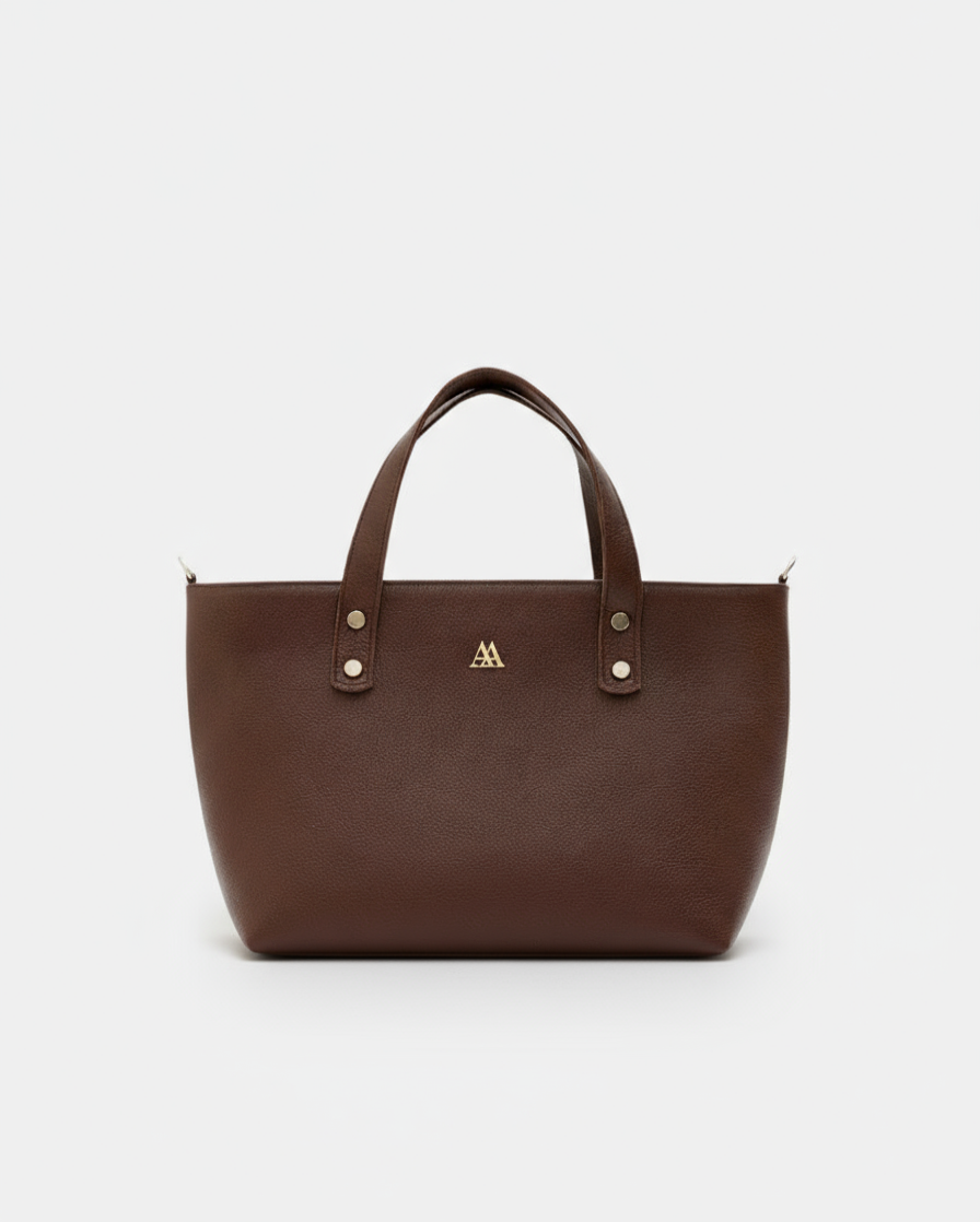 Antonia Brown Leather Shopper Bag
