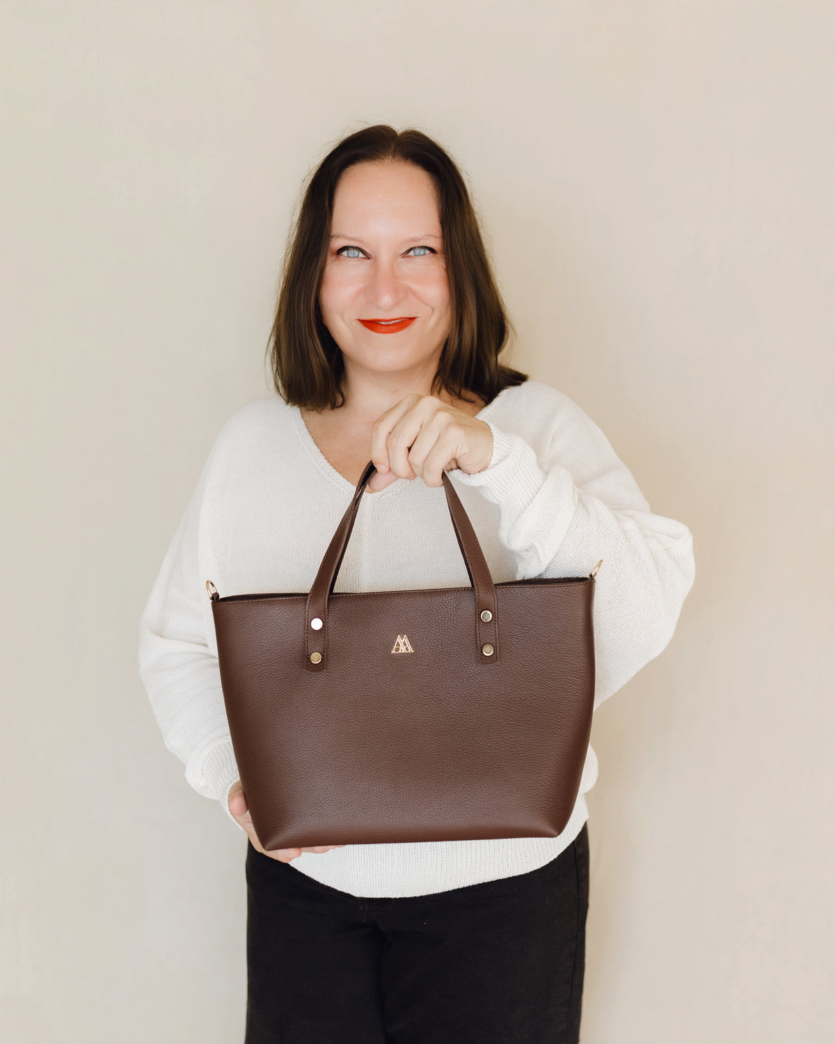 Antonia Bolso Shopper Piel Marrón