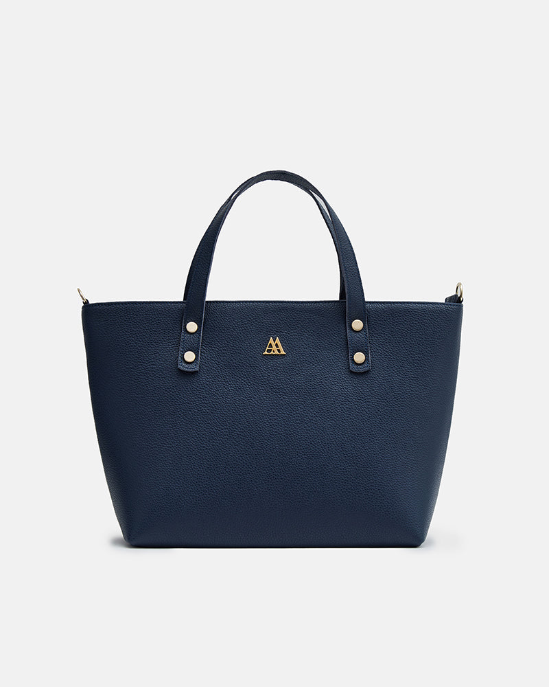 Antonia Bolso Shopper Piel Azul Marino