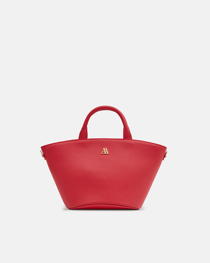Carlota Bolso Capazo Piel Rojo