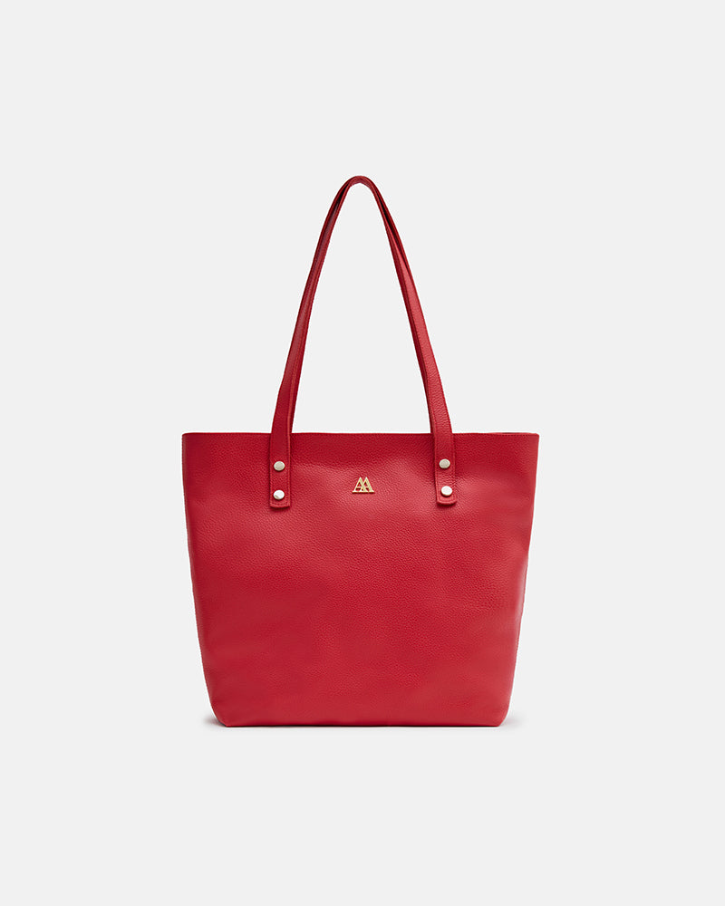 Sofia Bolso Shopper Piel Rojo