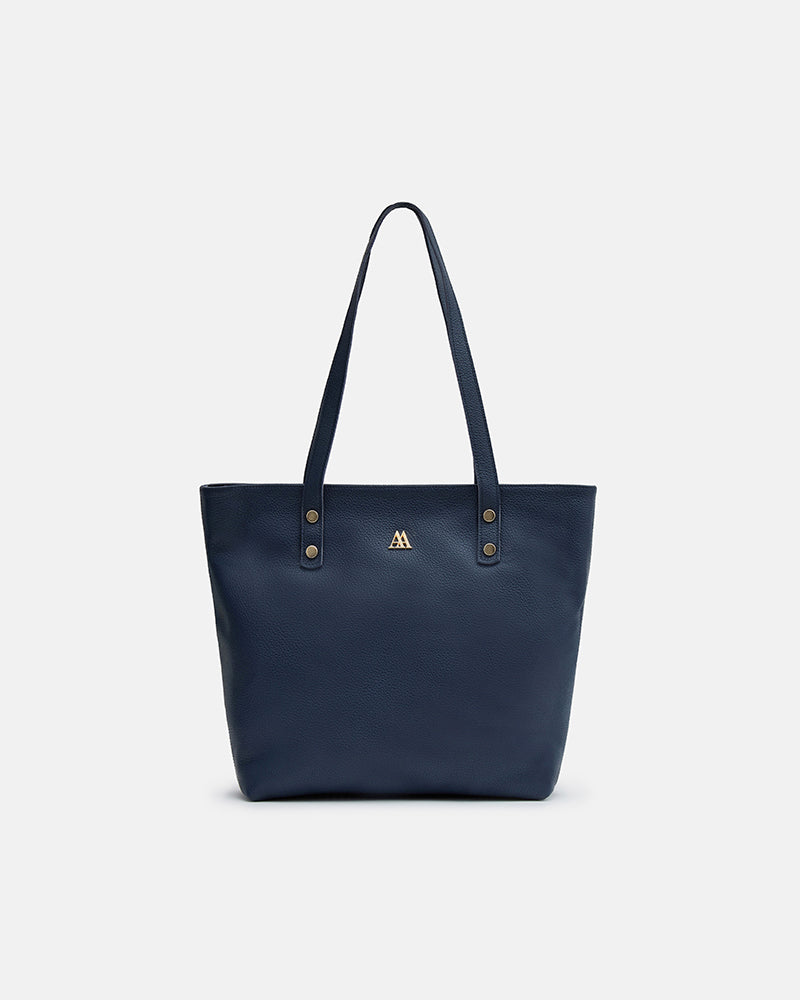 Sofia Bolso Shopper Piel Azul Marino