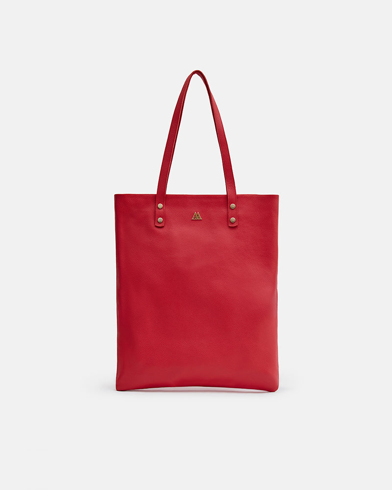 Noa Bolso Tote Bag Piel Rojo